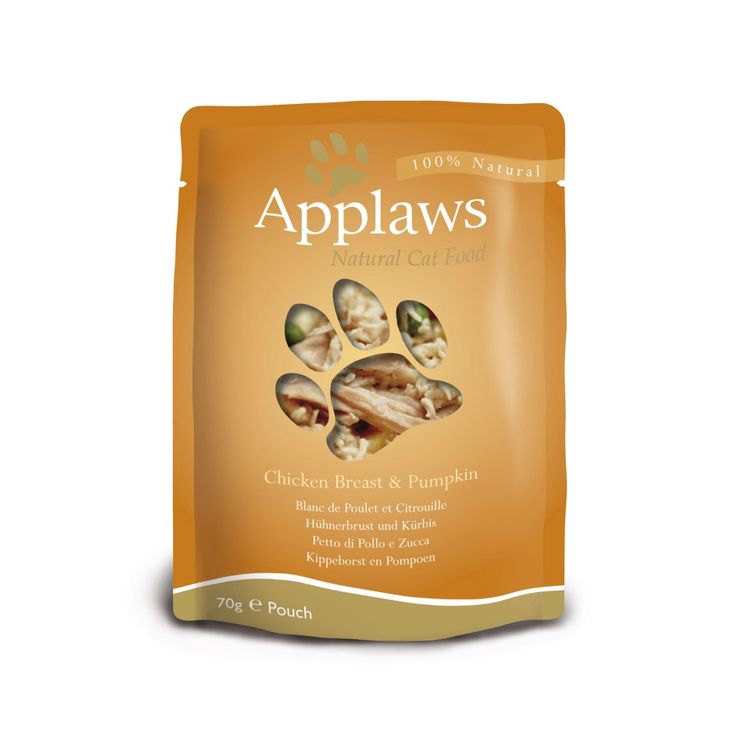 Applaws Kattenvoer Quick Serve Kip & Pompoen 70 gr. Foto van Applaws Kattenvoer Quick Serve Kip & Pompoen 70 gr.