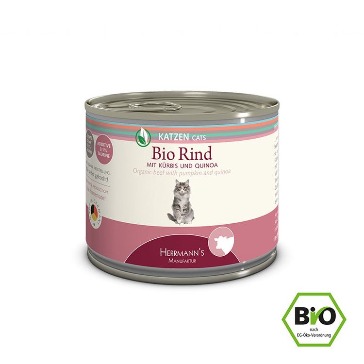 BIO SELECTION CAT Beef with Pumpkin 200 gr. Foto van BIO SELECTION CAT Beef with Pumpkin 200 gr.