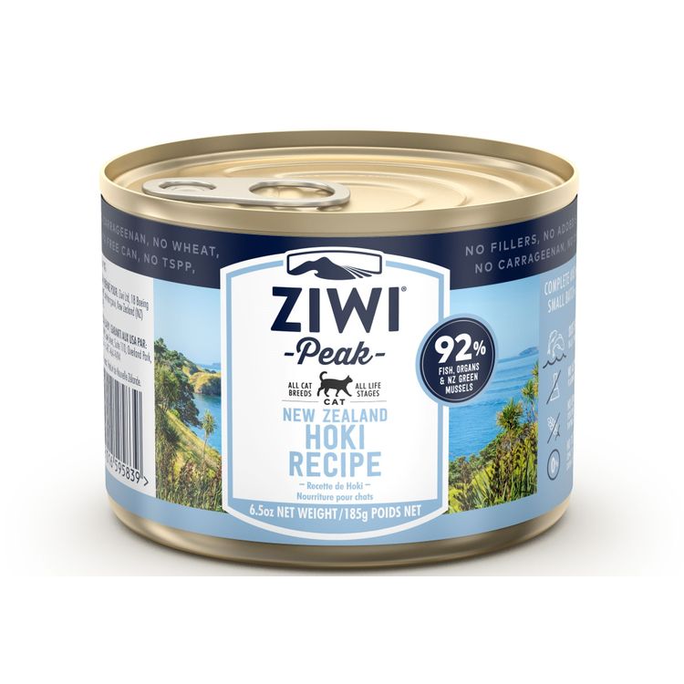 Ziwi PEAK CAT CANS Hoki 185 gr. Foto van Ziwi PEAK CAT CANS Hoki 185 gr.