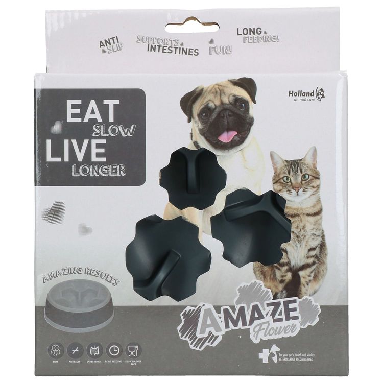Eat Slow Live Longer Amaze Flower Grey S Foto van Eat Slow Live Longer Amaze Flower Grey S