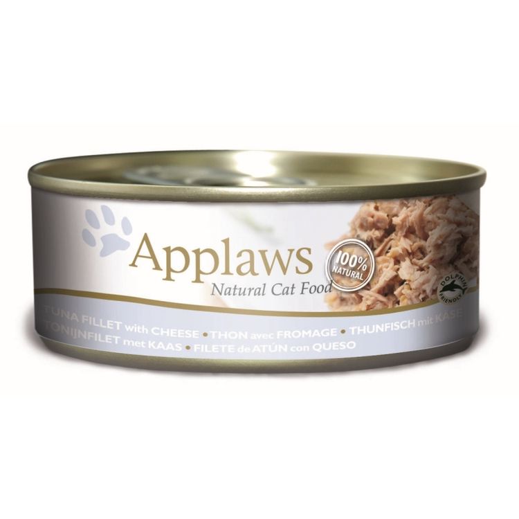 Applaws Kattenvoer Blik Tonijn & Kaas 156 gr. Foto van Applaws Kattenvoer Blik Tonijn & Kaas 156 gr.
