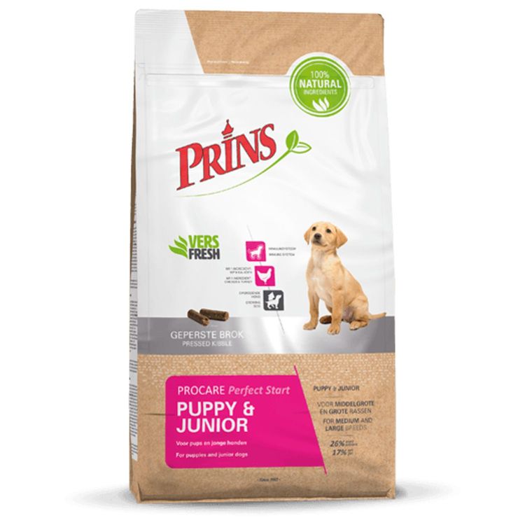 Prins ProCare Puppy & Junior Perfect Start Foto van Prins ProCare Puppy & Junior Perfect Start