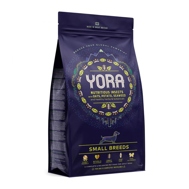 YORA Dog Adult Small Breed 1.5kg. Foto van YORA Dog Adult Small Breed 1.5kg.