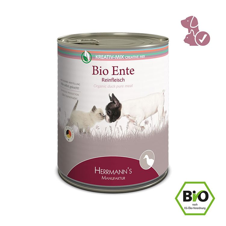 BIO PURE Duck 800 gr. Foto van BIO PURE Duck 800 gr.
