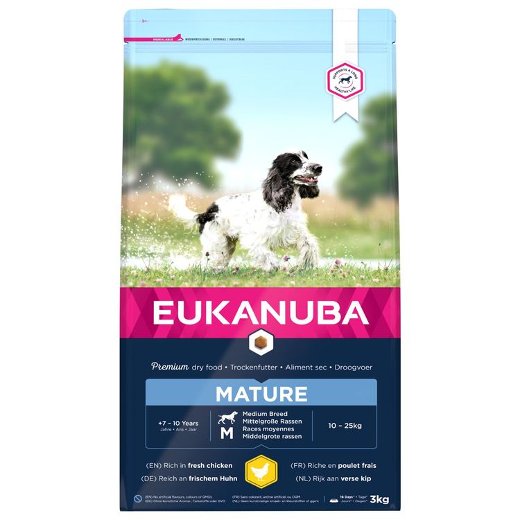 Eukanuba Mature senior medium Foto van Eukanuba Mature senior medium