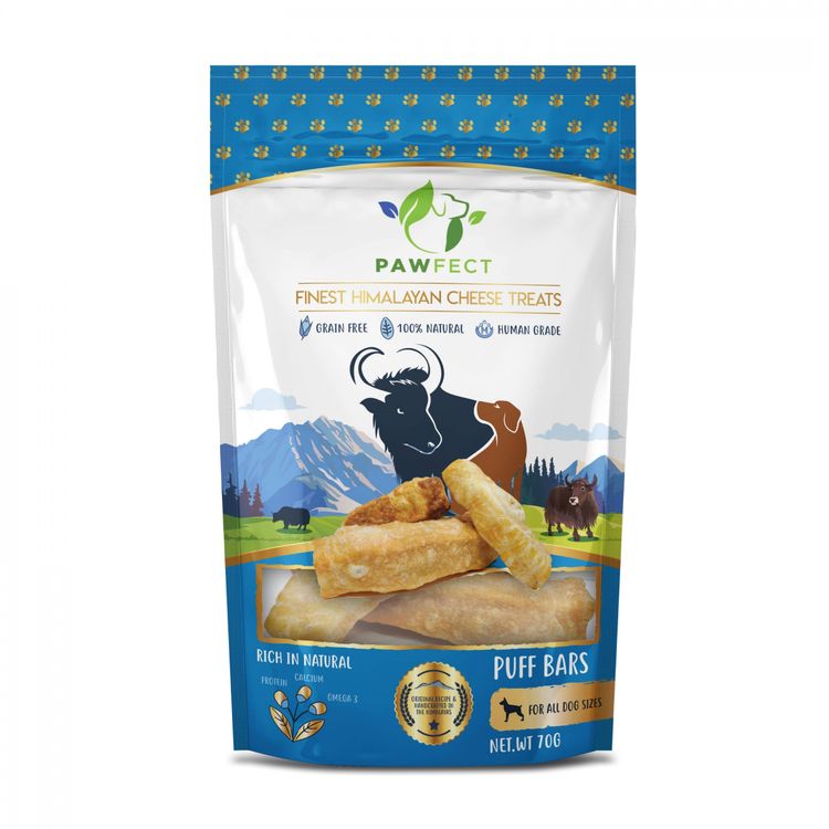 Pawfect Chew PUFF BARS 70 g. Foto van Pawfect Chew PUFF BARS 70 g.