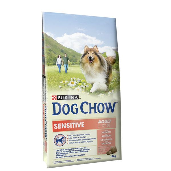 Dog Chow Sensitive salmon/rice Foto van Dog Chow Sensitive salmon/rice