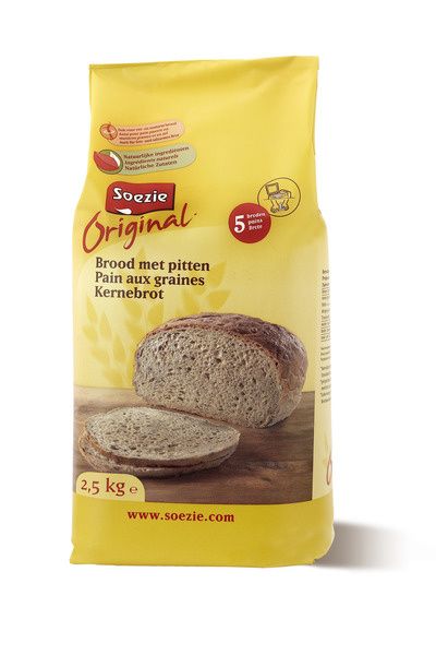 Soezie Mix brood met pitten Foto van Soezie Mix brood met pitten