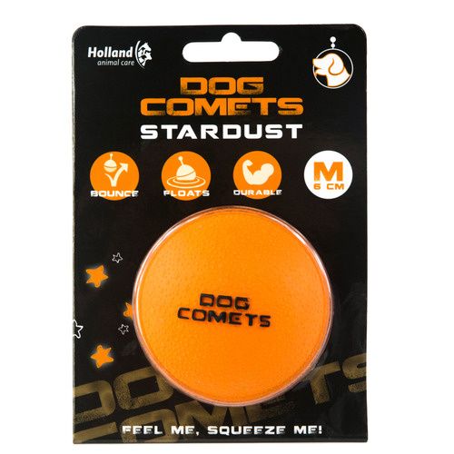 Dog Comets Dog comets ball stardust oranje m Foto van Dog Comets Dog comets ball stardust oranje m