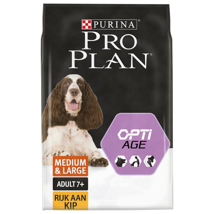 Pro Plan Dog senior medium large kip Foto van Pro Plan Dog senior medium large kip