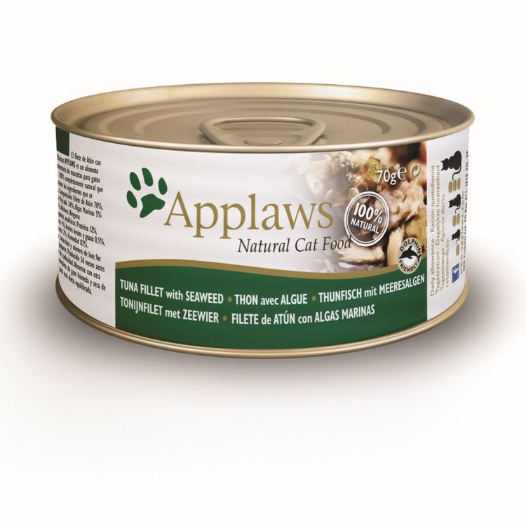Applaws Kattenvoer Blik Tonijn & Zeewier 70 gr. Foto van Applaws Kattenvoer Blik Tonijn & Zeewier 70 gr.
