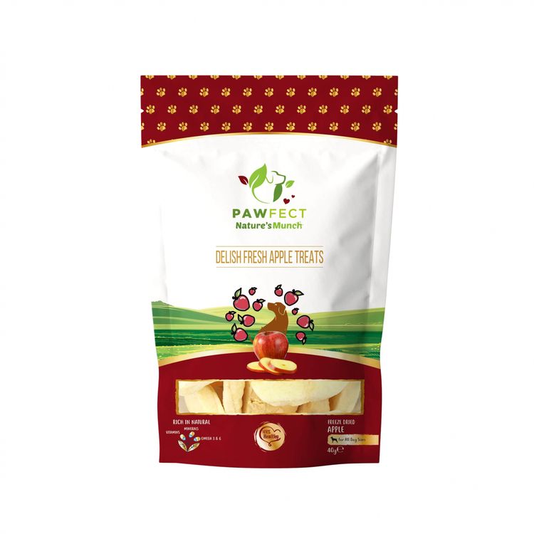 Pawfect Nature's Munch - Apple 40 gr. Foto van Pawfect Nature's Munch - Apple 40 gr.