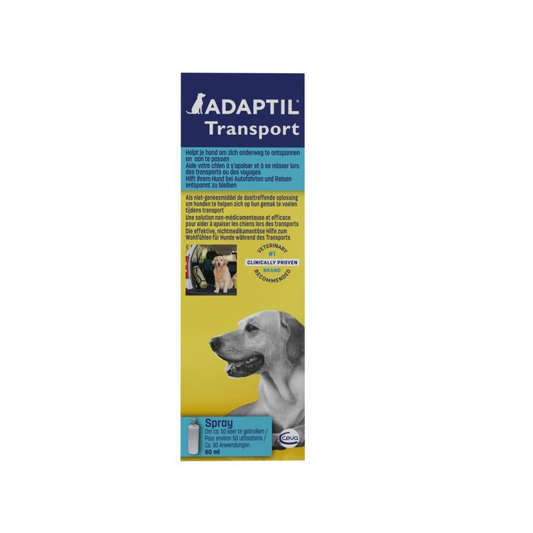 Adaptil Anti-stress transport spray hond Foto van Adaptil Anti-stress transport spray hond