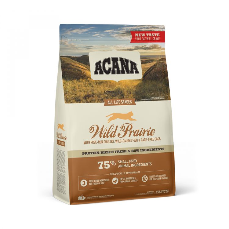 Acana Cat Wild Prairie 1.8 kg. Foto van Acana Cat Wild Prairie 1.8 kg.