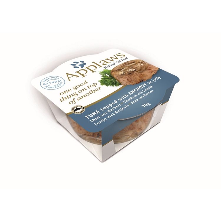 Applaws Kattenvoer Potje met Tonijn & Ansjovis 70 gr. Foto van Applaws Kattenvoer Potje met Tonijn & Ansjovis 70 gr.