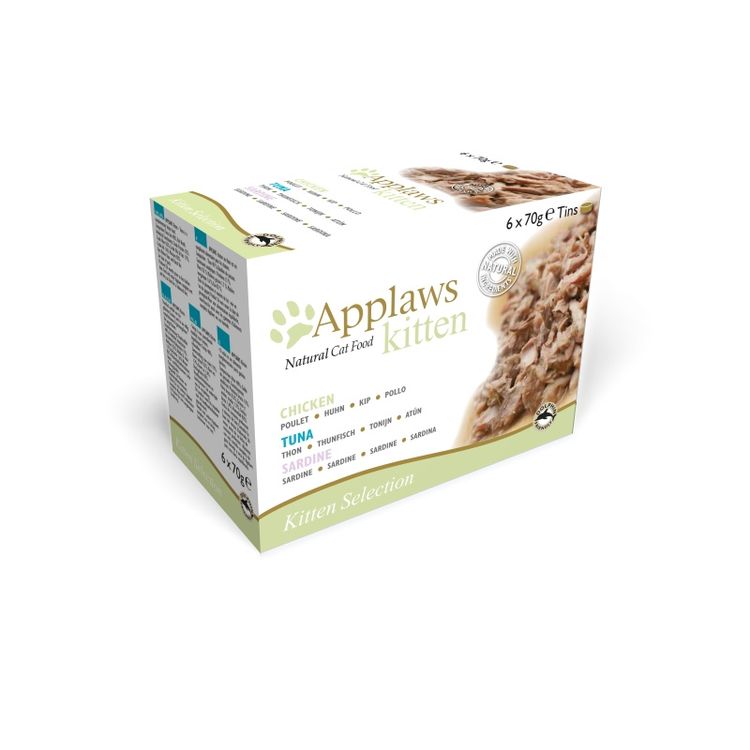 Applaws Kitten Natvoer Multipack 6 x 70 gr. Foto van Applaws Kitten Natvoer Multipack 6 x 70 gr.