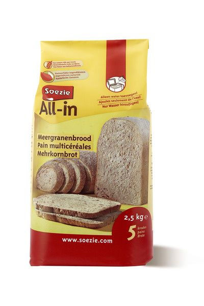 Soezie All-in meergranenbrood Foto van Soezie All-in meergranenbrood