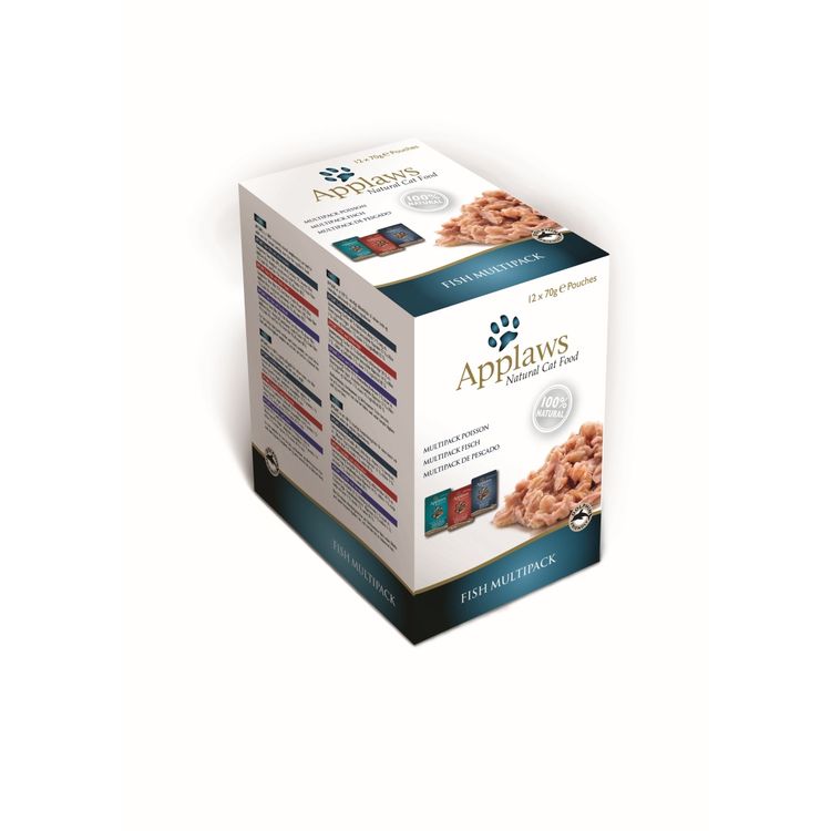 Applaws Kattenvoer Quick Serve Fish Selection 12 x 70 gr. Foto van Applaws Kattenvoer Quick Serve Fish Selection 12 x 70 gr.
