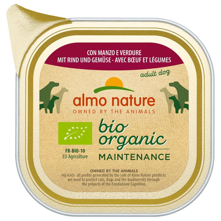 Almo Nature Daily Menu Bio Beef and Vegetables Foto van Almo Nature Daily Menu Bio Beef and Vegetables