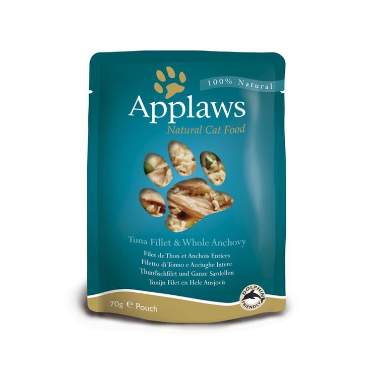 Applaws Kattenvoer Quick Serve Tonijn & Anchovy 70 gr. Foto van Applaws Kattenvoer Quick Serve Tonijn & Anchovy 70 gr.
