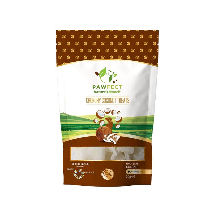 Pawfect Nature's Munch - Coconut 50 gr. Foto van Pawfect Nature's Munch - Coconut 50 gr.