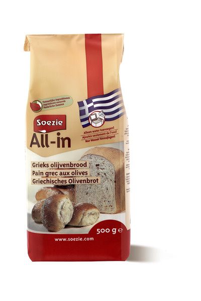 Soezie All-in grieks olijvenbrood Foto van Soezie All-in grieks olijvenbrood