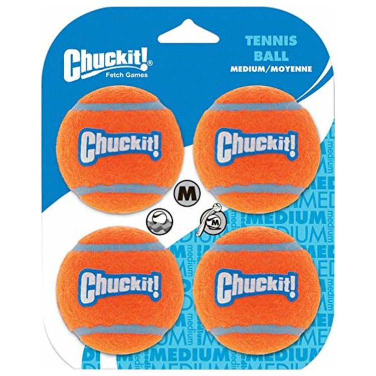 Chuckit Tennis Ball 4 Pack Foto van Chuckit Tennis Ball 4 Pack