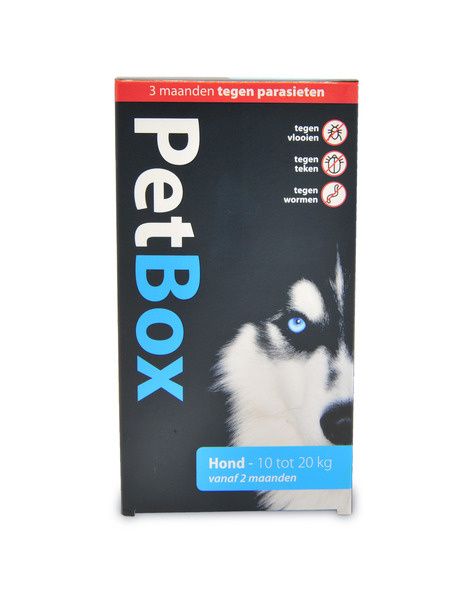 PetBox Hond vlo, teek & worm Foto van PetBox Hond vlo, teek & worm