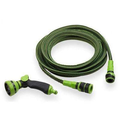 Flexibele tuinslang 'stretch' groen 15 tot 30mtr