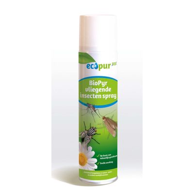 Foto van Ecopur Biopyr Vliegen & muggenspray 400ml