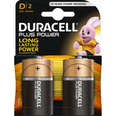 Batterij Duracell D LR20 2 stuks