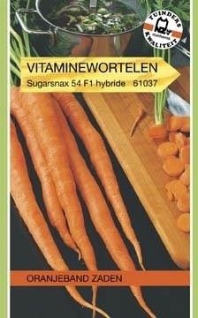 Foto van Vitaminewortel Sugarsnax 54 F1 Hybride Oranjeband