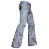 Afbeelding van Chenaski | Blauwe paisley pantalon met uitlopende pijpen 