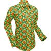 Afbeelding van Chenaski | Overhemd 70's, Flowergrid green