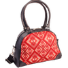 Afbeelding van Chenaski | Handtas bowlingbag model, Rhombus rust