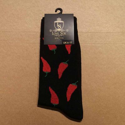Foto van Love Sox | Sokken met pepertjes print