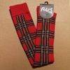 Afbeelding van Flirt | Overknee sokken met rode tartan print