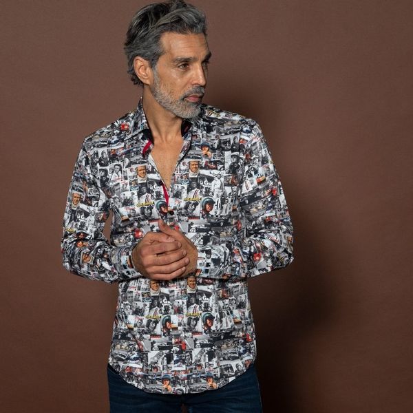 Claudio Lugli | Overhemd met lange mouw, Steve MC-Queen