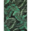 Afbeelding van Collectif | Pencil jurk Kiana Tropics met bladeren groen