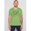 Afbeelding van Green Bomb | T-shirt Nature Surfer, pale green bio katoen