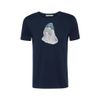 Afbeelding van Green Bomb | T-shirt navy blauw Walrus sailor, bio katoen