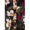 Afbeelding van Hell Bunny | Jurk Tahiti zwart 50's met bloemen