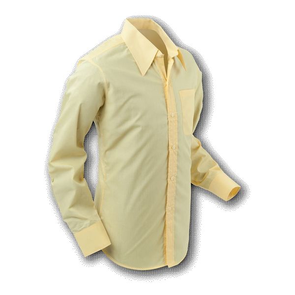 Chenaski | Overhemd 70s Basic Yellow