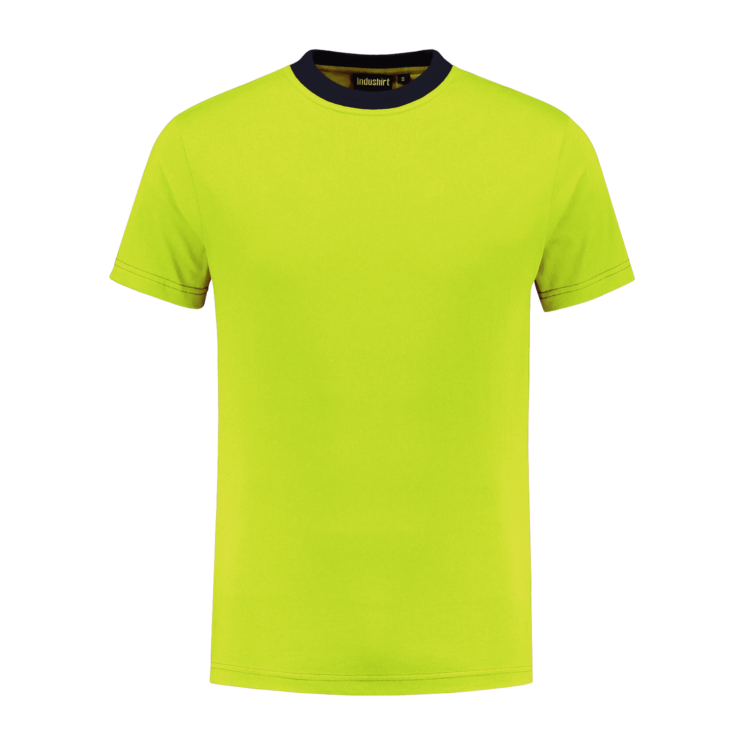 lime green and grey shirt