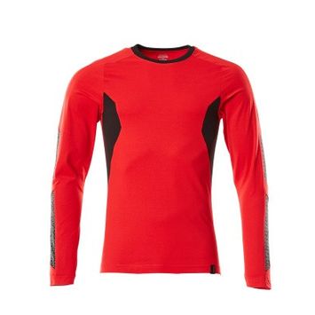 Foto van Mascot 18381-959 T-shirt, met lange mouwen signaal rood/zwart
