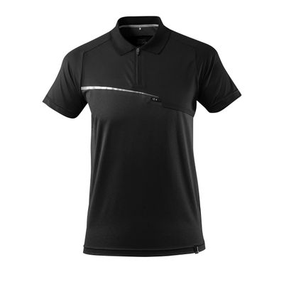 Polo met borstzak, vochtafdrijvend | 17283-945 | 09-zwart Polo met borstzak, vochtafdrijvend | 17283-945 | 09-zwart
