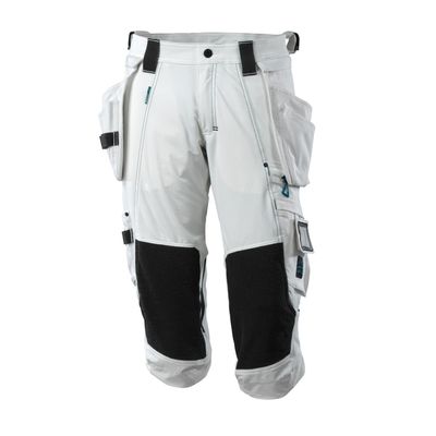 Driekwart broek, spijkerzakken, stretch | 17049-311 | 06-wit Driekwart broek, spijkerzakken, stretch | 17049-311 | 06-wit