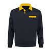 Afbeelding van Indushirt PSW 300 Polosweater marine-geel
