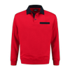 Afbeelding van Indushirt PSW 300 Polosweater rood-marine