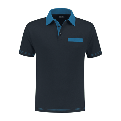 Indushirt PS 200 Polo-shirt marine-korenblauw